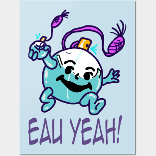 Eau Yeah Perfume Man Parody Shirt Posters and Art